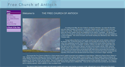 Desktop Screenshot of freechurchofantioch.com