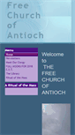 Mobile Screenshot of freechurchofantioch.com